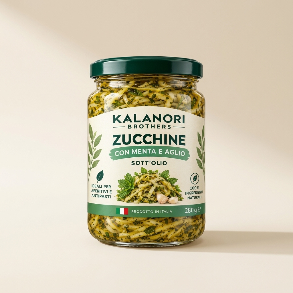 Zucchine Menta e Aglio Kalanori